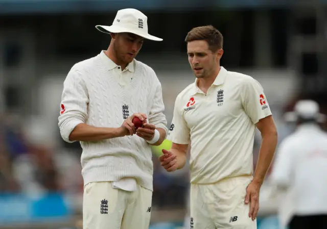 Stuart Broad and Chris Woakes