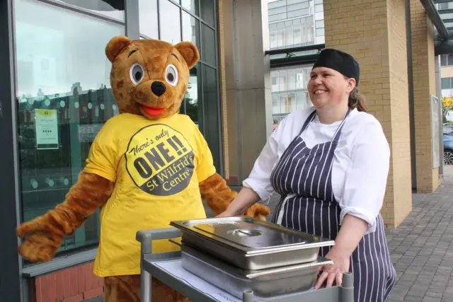 Wilfrid Bear and Copthorne chef, Rachel