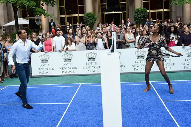 Rafael Nadal and Venus Williams