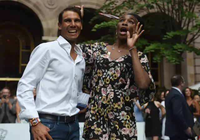 Rafael Nadal and Venus Willism