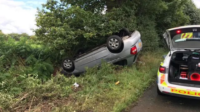 Car after crash