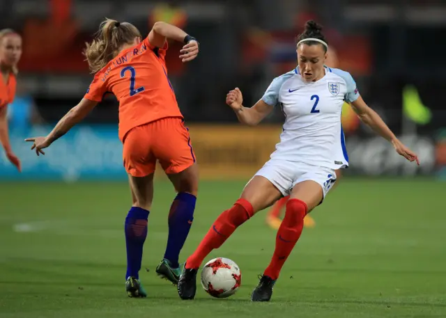 England's Lucy Bronze