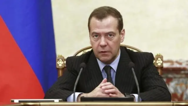 Russian Prime Minister Dmitry Medvedev