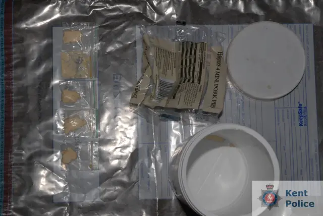 Drugs recovered from the Cox home