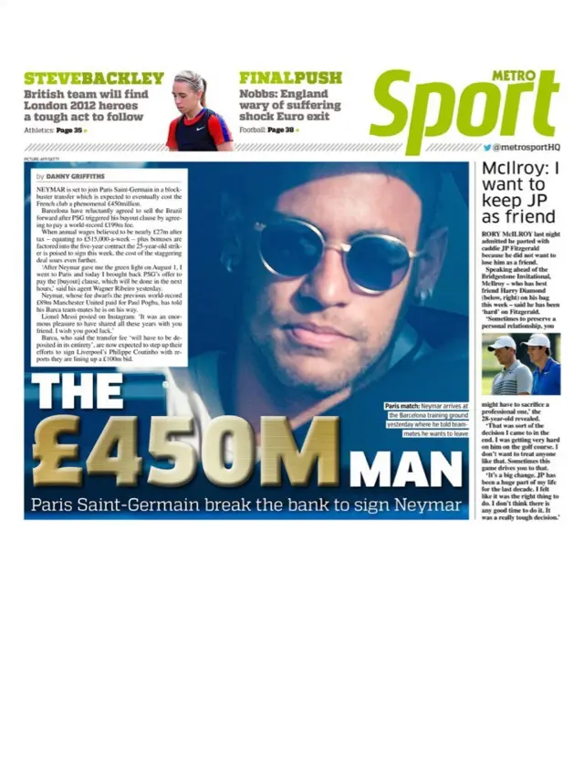 French league asks La Liga to approve Neymar deal latest BBC Sport