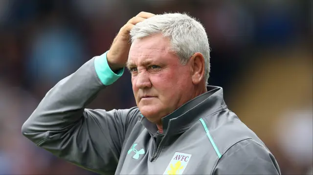 Aston Villa boss Steve Bruce