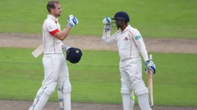 Liam Livingstone and Shivnarine Chanderpaul