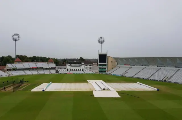 Wet Trent Bridge