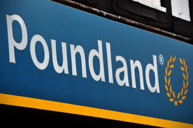 Poundland sign