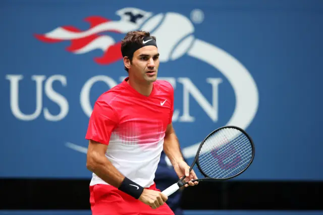 Roger Federer of Switzerland