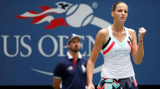 Karolina Pliskova of the Czech Republic