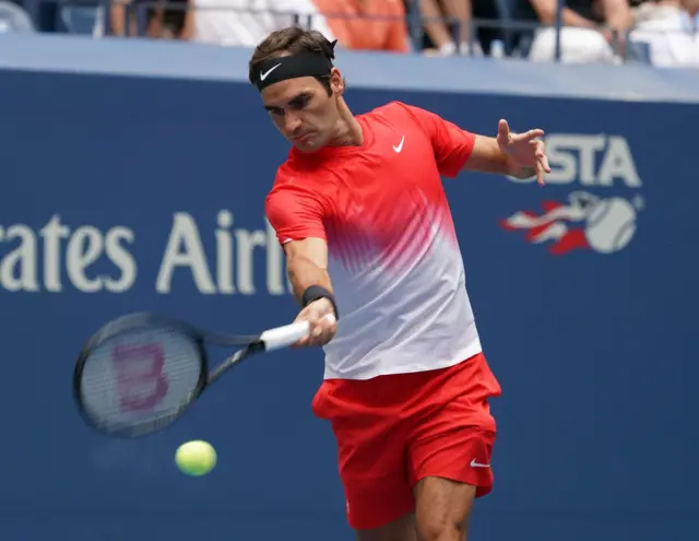 Roger Federer of Switzerland