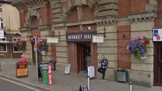 Entrance to Crewe's indoor market