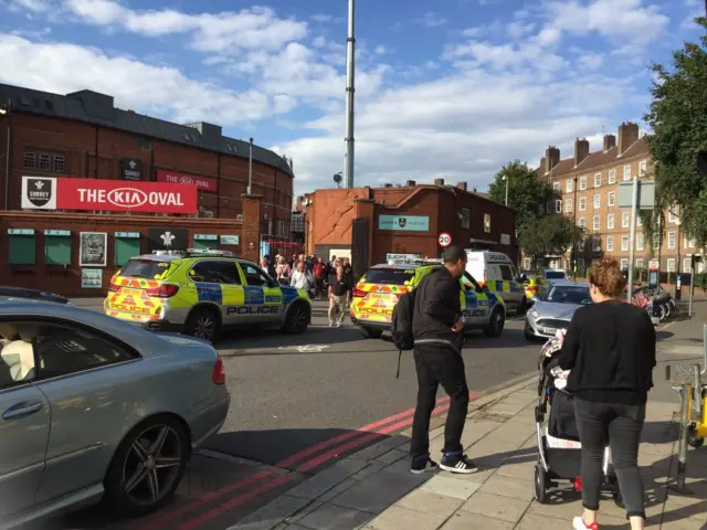 Scene at the Oval