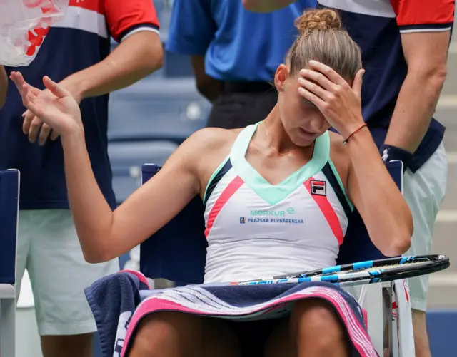 Karolina Pliskova of the Czech Republic