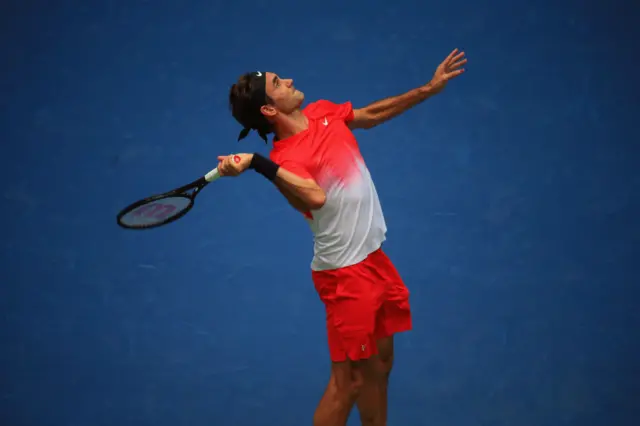 Roger Federer of Switzerland