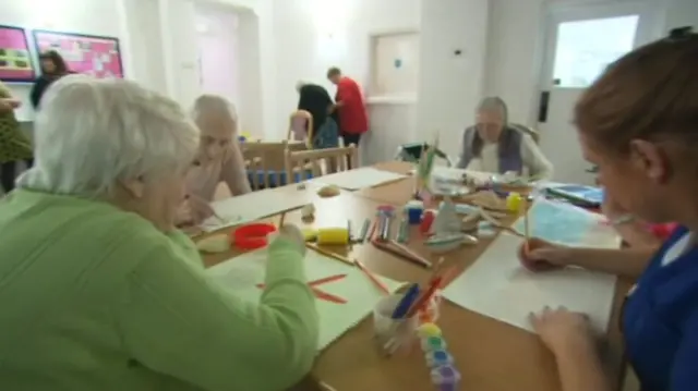 People in a care home