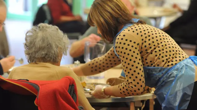 A general photo of a day centre for the elderly