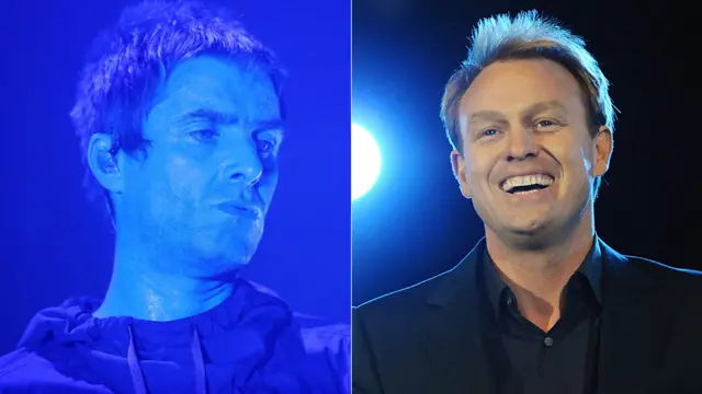 Liam Gallagher (PA) and Jason Donovan