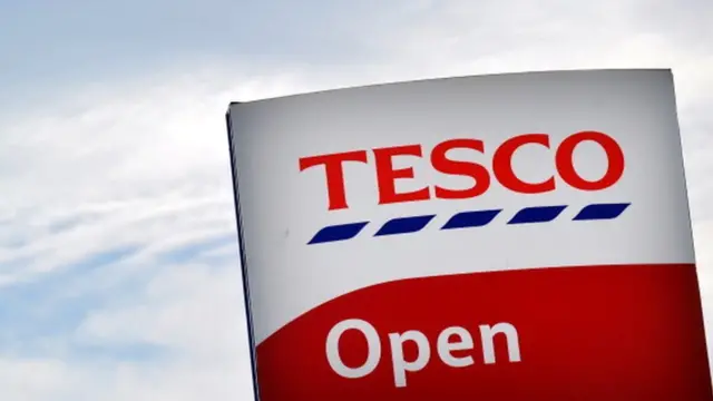 Tesco sign