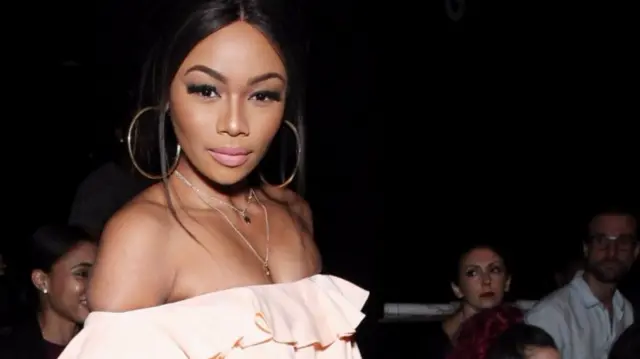 Bonang Matheba attends the John Paul Ataker fashion show during New York Fashion Week in September 2016.