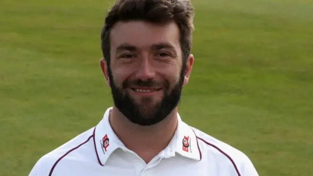 David Murphy poses in the Specsavers County Championship kit during the Northamptonshire County Cricket photocall held at The County Ground on 5 April, 2017 in Northampton, England.