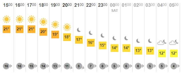 Temp chart