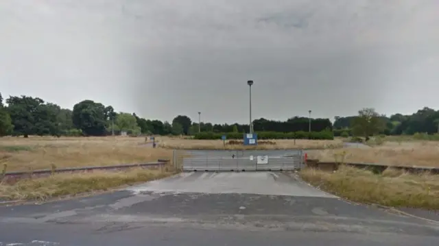 The now cleared site at Baswich Park