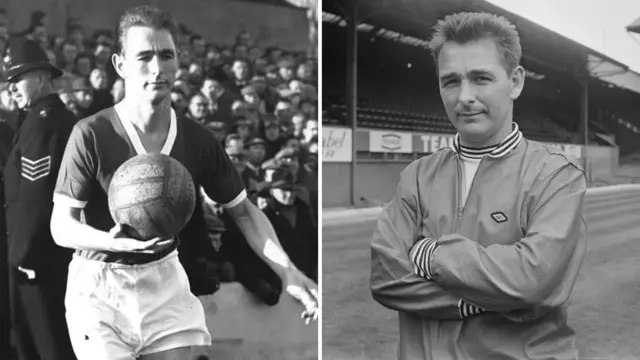 Brian Clough at Sunderland as a player, and then as a manager at Derby