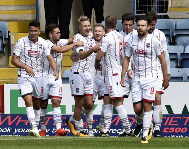 Ross County celebrate