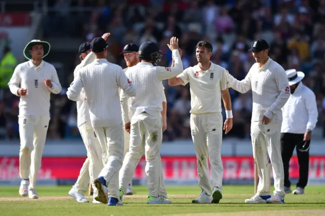 England celebrate