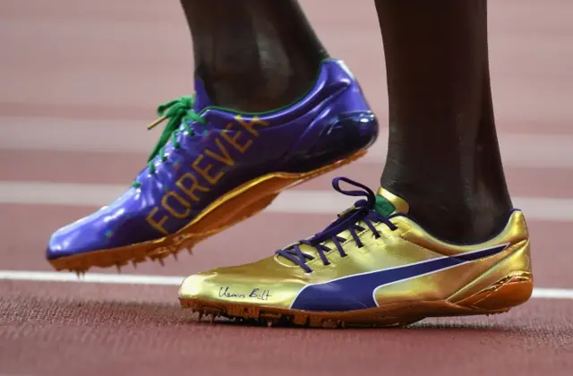 Bolt's shoes