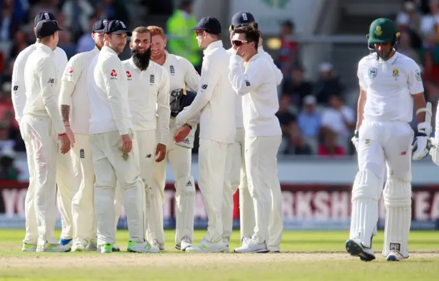 England celebrate