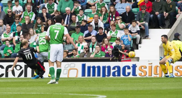 Chris Erskine puts Thistle ahead