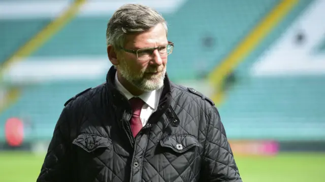 Craig Levein at Celtic Park