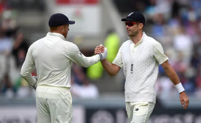 Jonny Bairstow and James Anderson