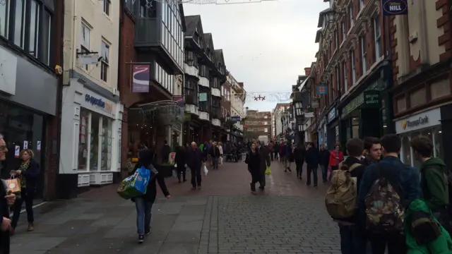 Shrewsbury town centre