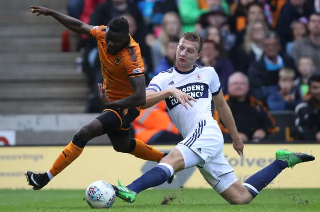 Ben Gibson tackles Bright Enobakhare