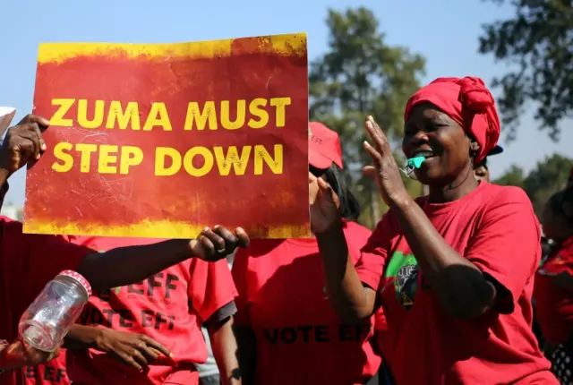 People at a rally