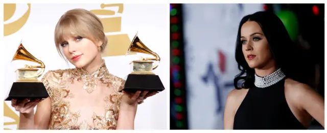 Taylor Swift and Katy Perry