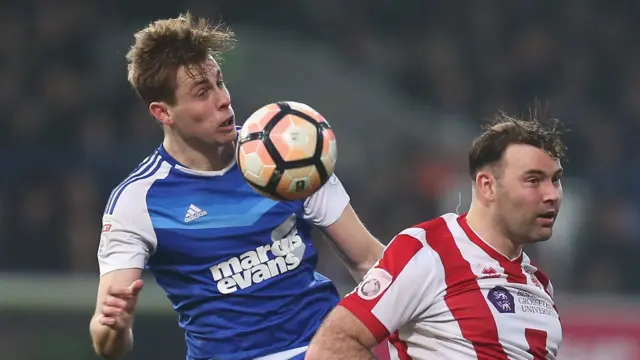 Adam Webster of Ipswich Town (left)