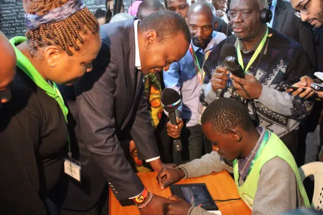 President ID being checked