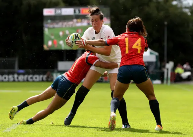 Emily Scarratt of England