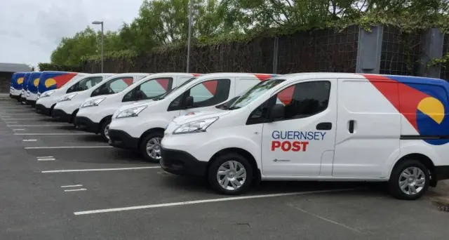 Guernsey Post vans