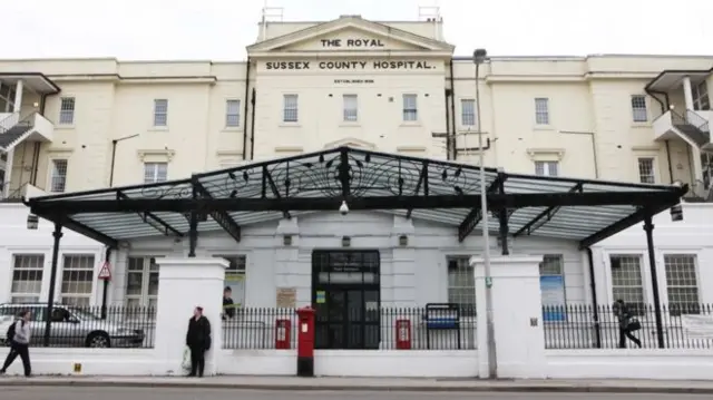 Royal Sussex County Hospital in Brighton