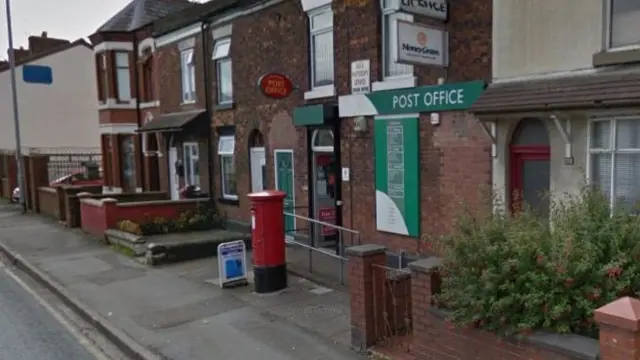 The Post Office on West Street, Crewe