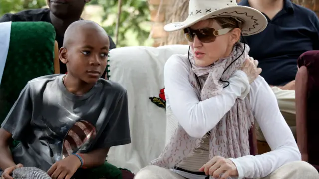 Madonna and David Banda