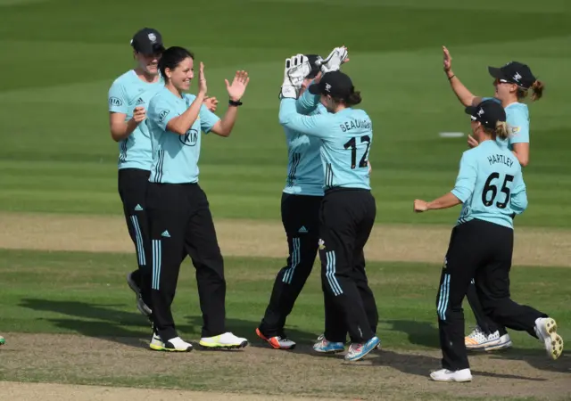 Surrey Stars celebrate