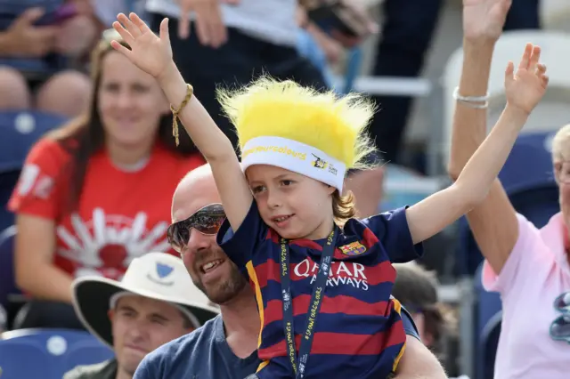 Young fan at Hove