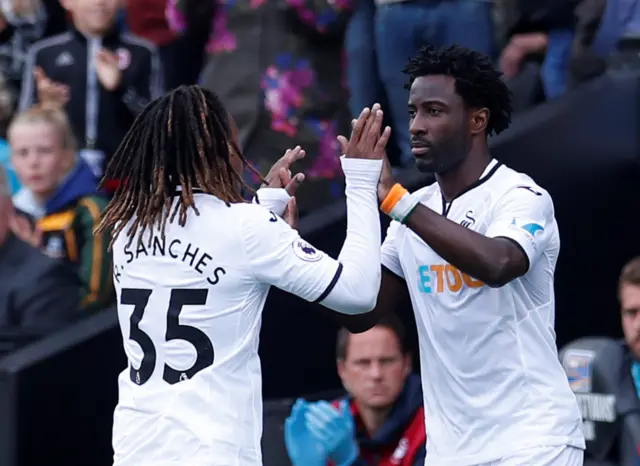 Renato Sanches and Wilfried Bony